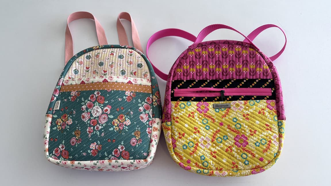 Sewing: Violet Backpack, Sun. Aug. 30