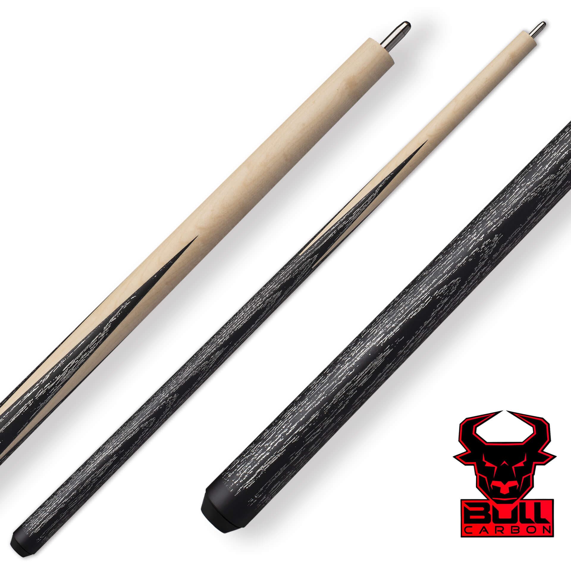 Bull Carbon – LD5 – Sneaky Pete Pool Cue – Black – Wrapless