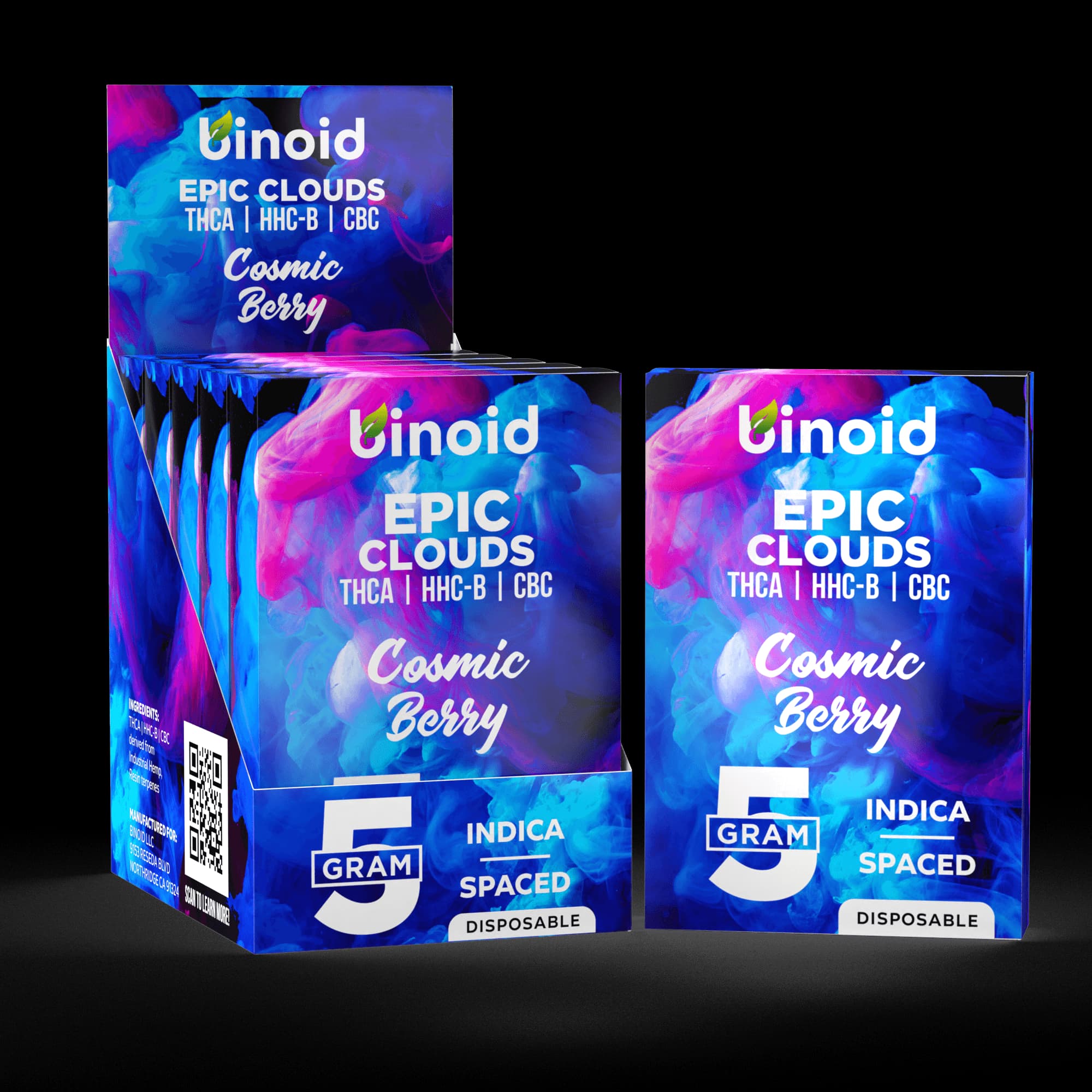 Epic Clouds 5 Gram Disposable Vape – Cosmic Berry - thumbnail 2
