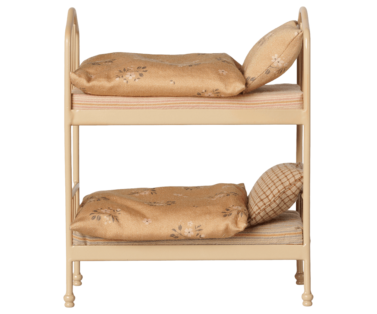 Maileg Bunk Bed for Mouse in Wheat - thumbnail 3