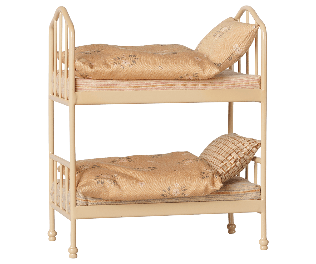 Maileg Bunk Bed for Mouse in Wheat