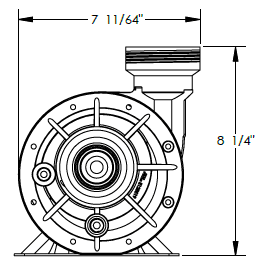 PUMP WAT AG CART 2HP 2 SP HORIZONTAL DISCHARGE - thumbnail 2