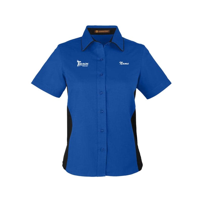 Track Women’s Vintage Button Up Polo - thumbnail 3