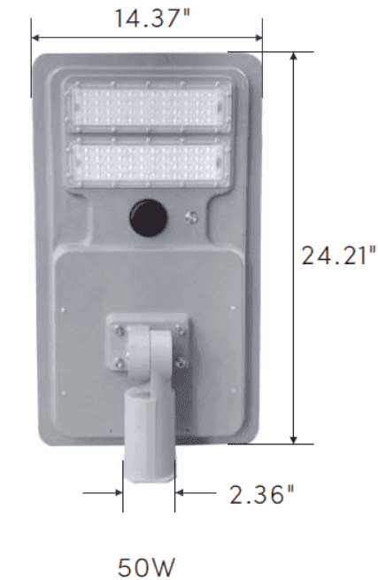 Solar LED Street Light – 50W (BABA / BAA Compliant) - thumbnail 3