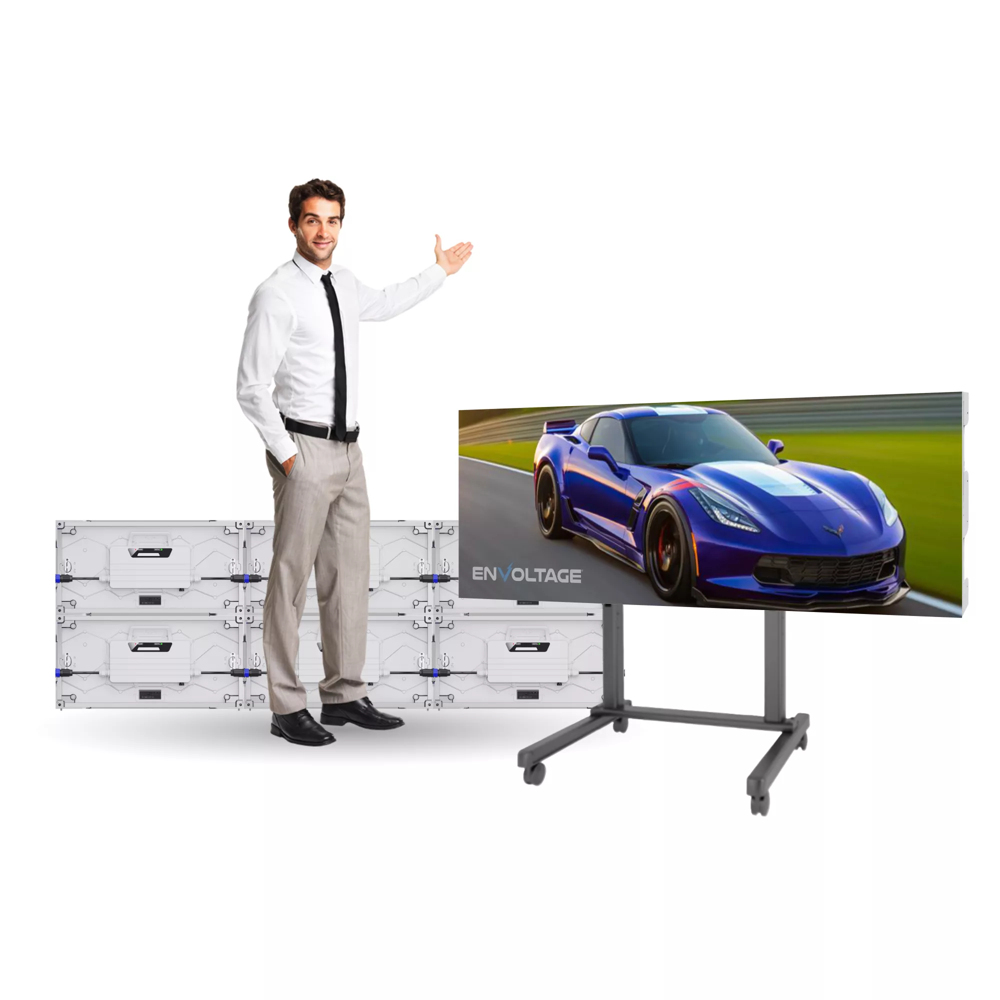 S-Series 4mm 2’x6′ Double Sided Outdoor LED Display