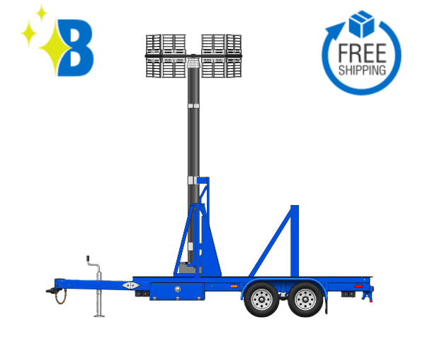 24 Meter (80ft) Mobile LED Light Tower – LT12800