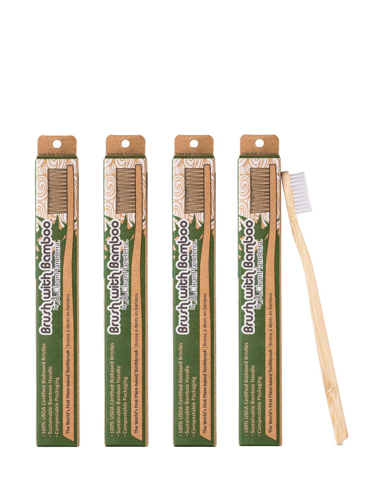 Bamboo Toothbrush – Adult – Extra Soft