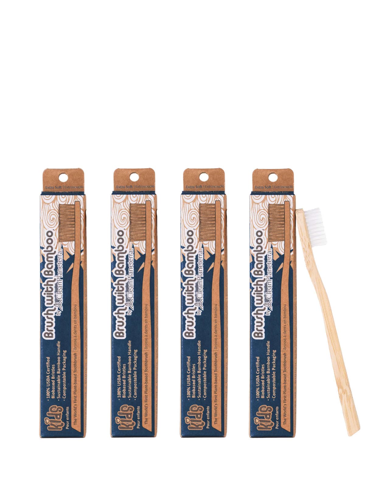 Bamboo Toothbrush – Kids – Extra Soft