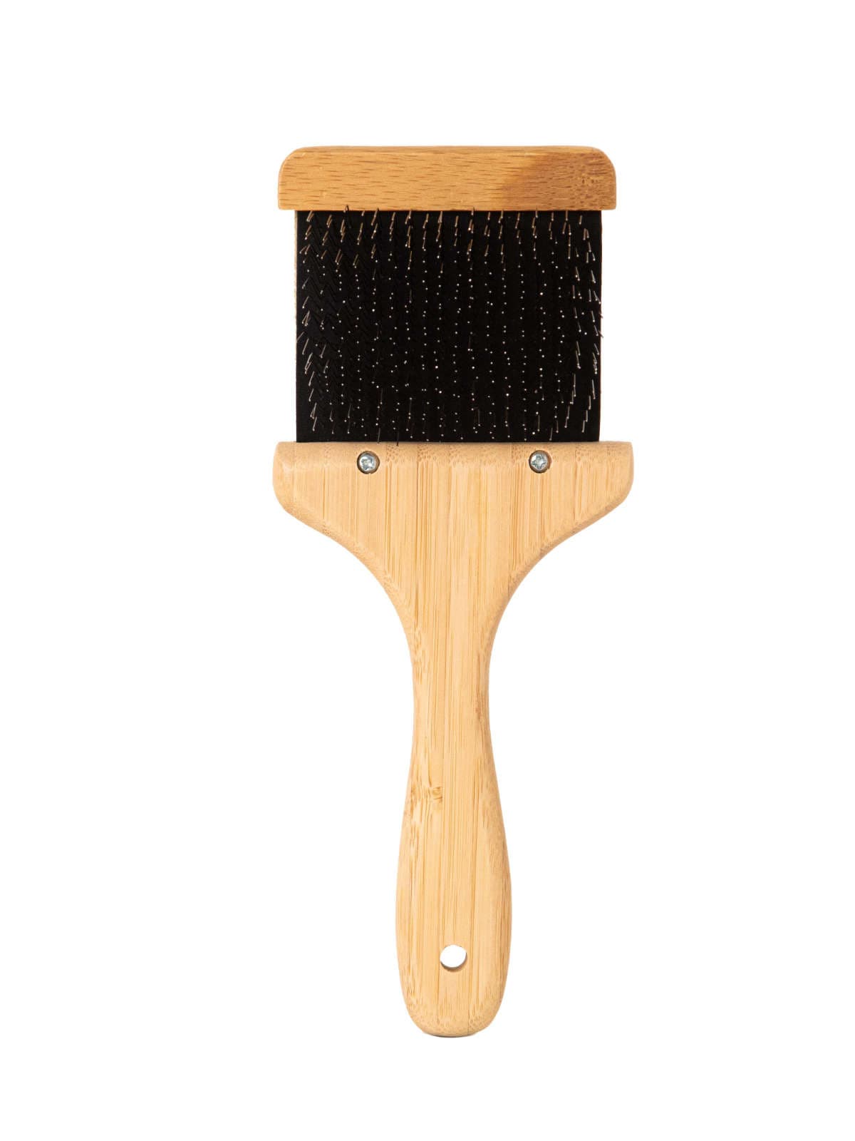 Bamboo Flexible Slicker Pet Brush - thumbnail 4