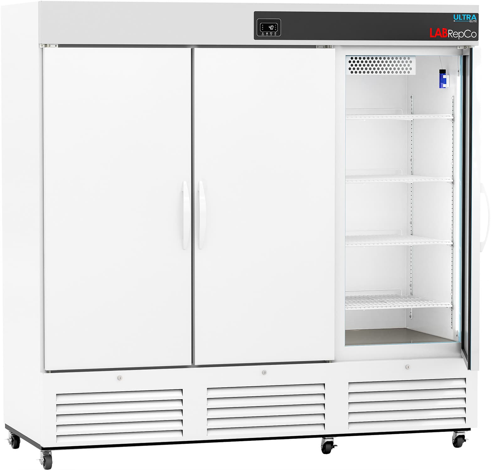 LabRepCo Ultra Elite Series 72 Cu. Ft. Laboratory Refrigerator with Variable Speed Compressor | Solid Doors - thumbnail 2
