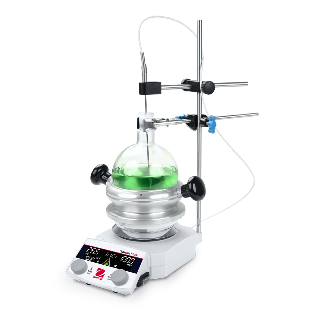 Ohaus GUARDIAN™ 5000 Hotplate Stirrer With Synthesis Kit for 1000mL Flask Capacity