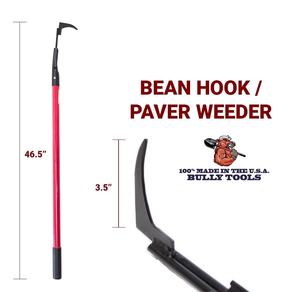 Bean Hook / Paver Weeder with Fiberglass Handle - thumbnail 2