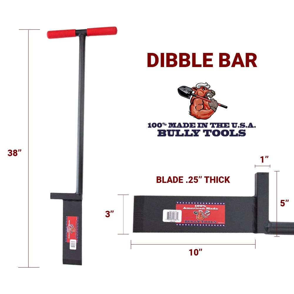 All Steel Dibble Bar with T-Style Handle - thumbnail 2