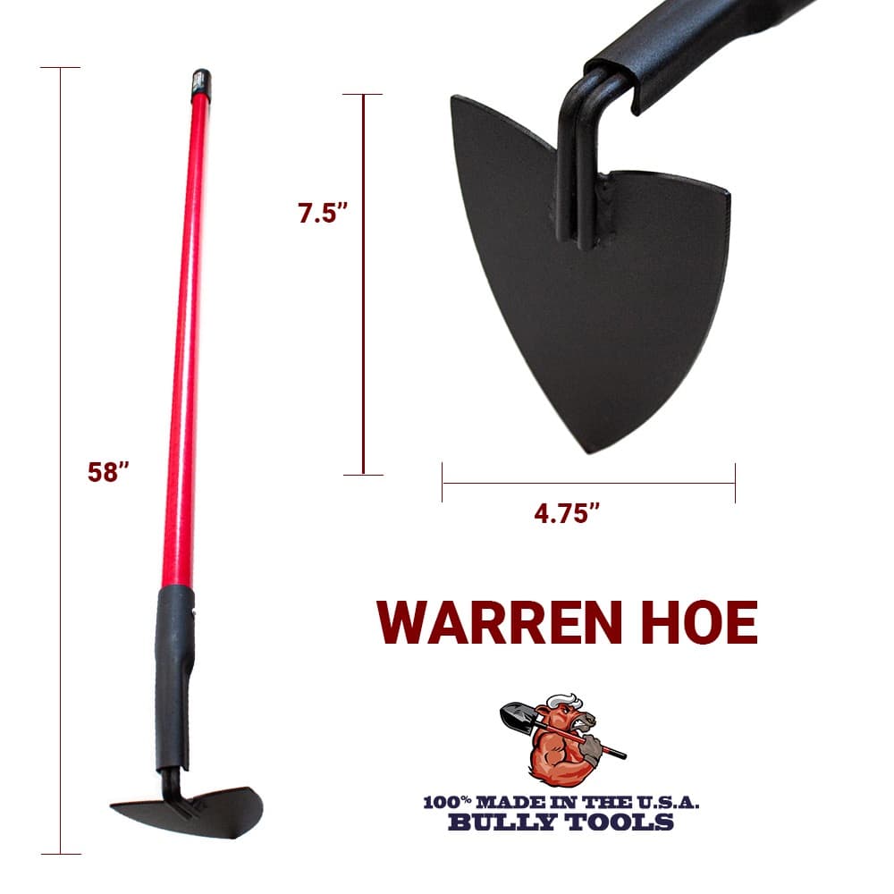 Warren Hoe with Long Fiberglass Handle - thumbnail 2