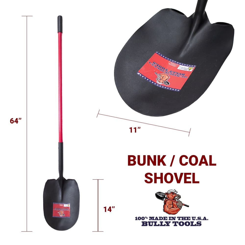 Bunk / Coal Shovel with Long Fiberglass Handle - thumbnail 2