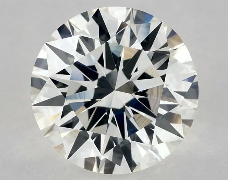 Natural 3 Carat I SI1 Round Diamond