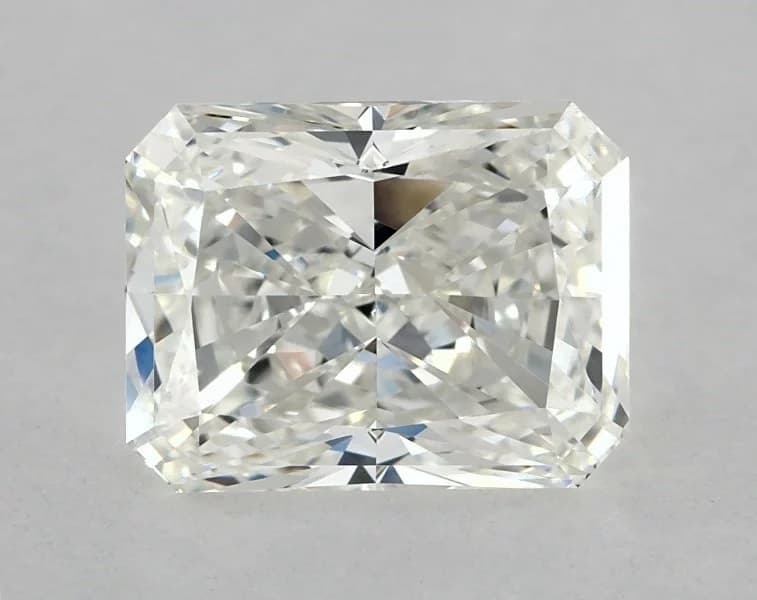 Natural 1.51 Carat H VS1 Radiant Diamond