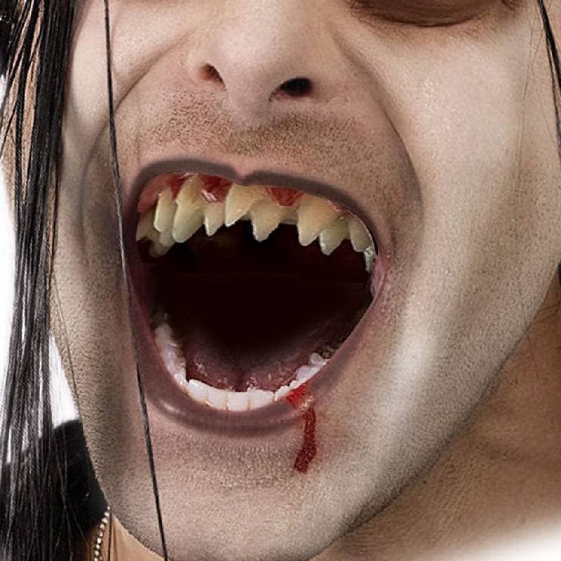 Double Row Vampire Fangs – Monster Costume Teeth