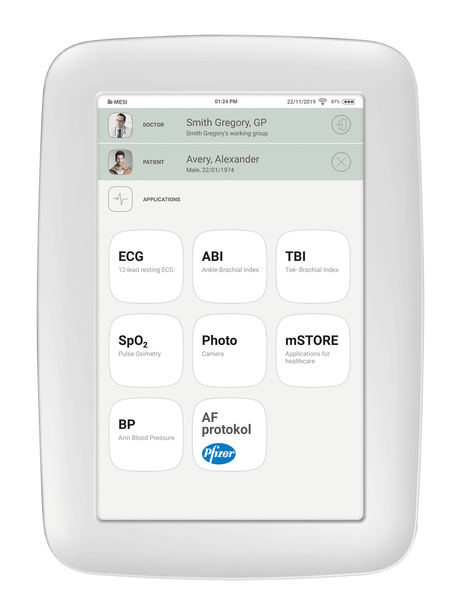 MESI mTablet App