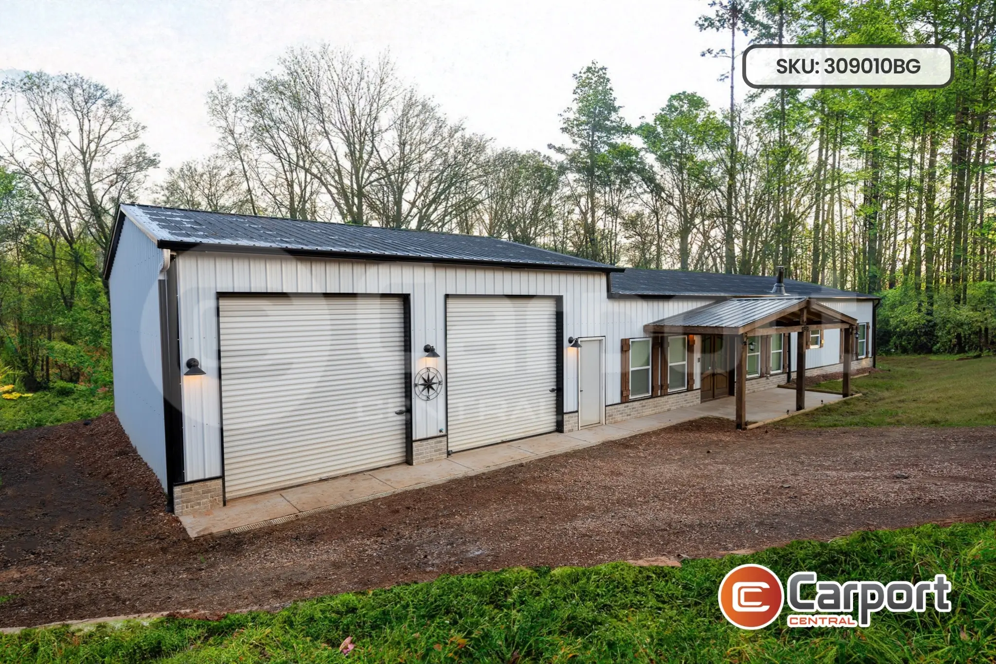 30’x90′ Barndominium Garage Combo - thumbnail 3