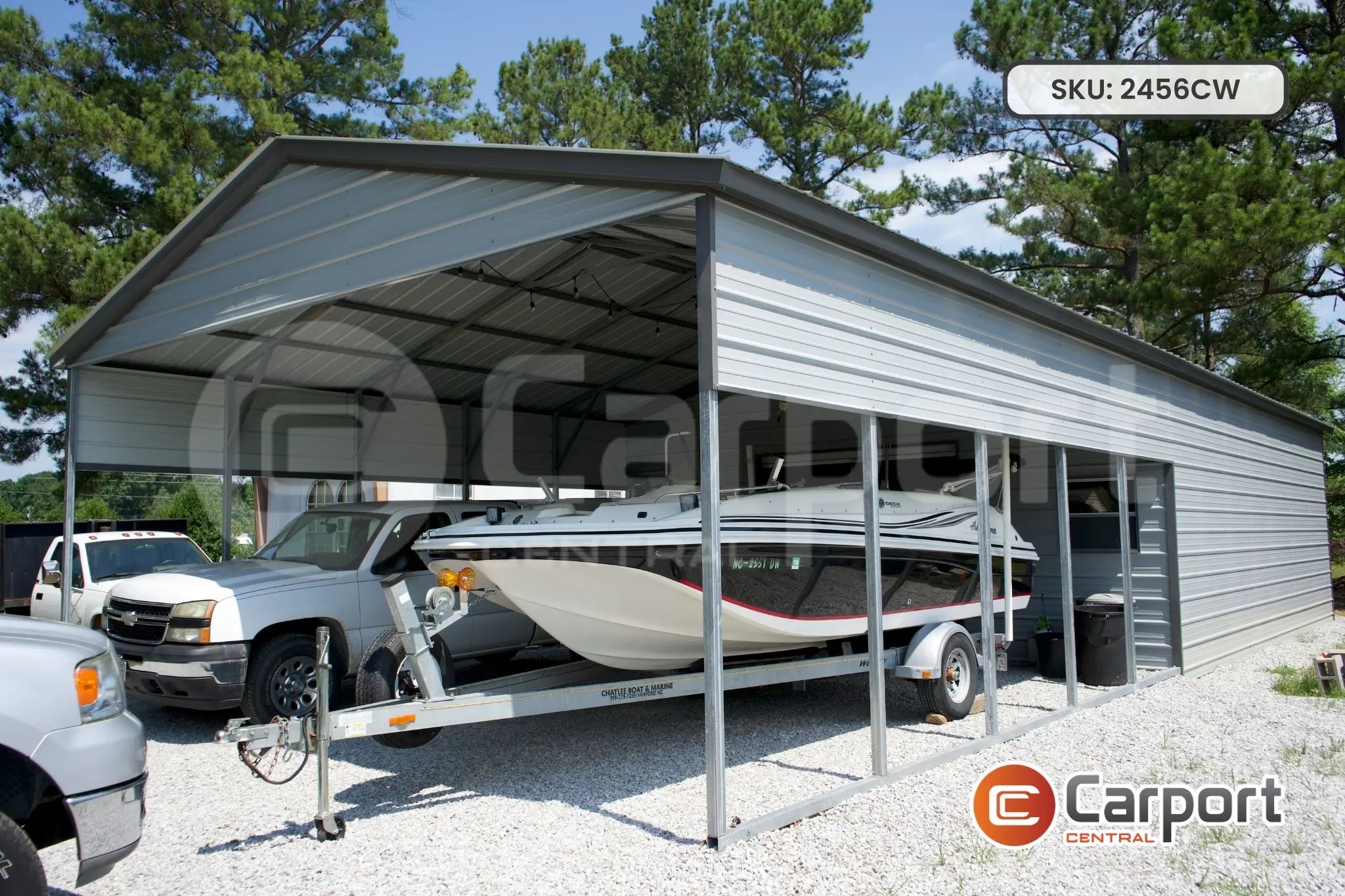 24’ x 56’ Carport w/ Workshop