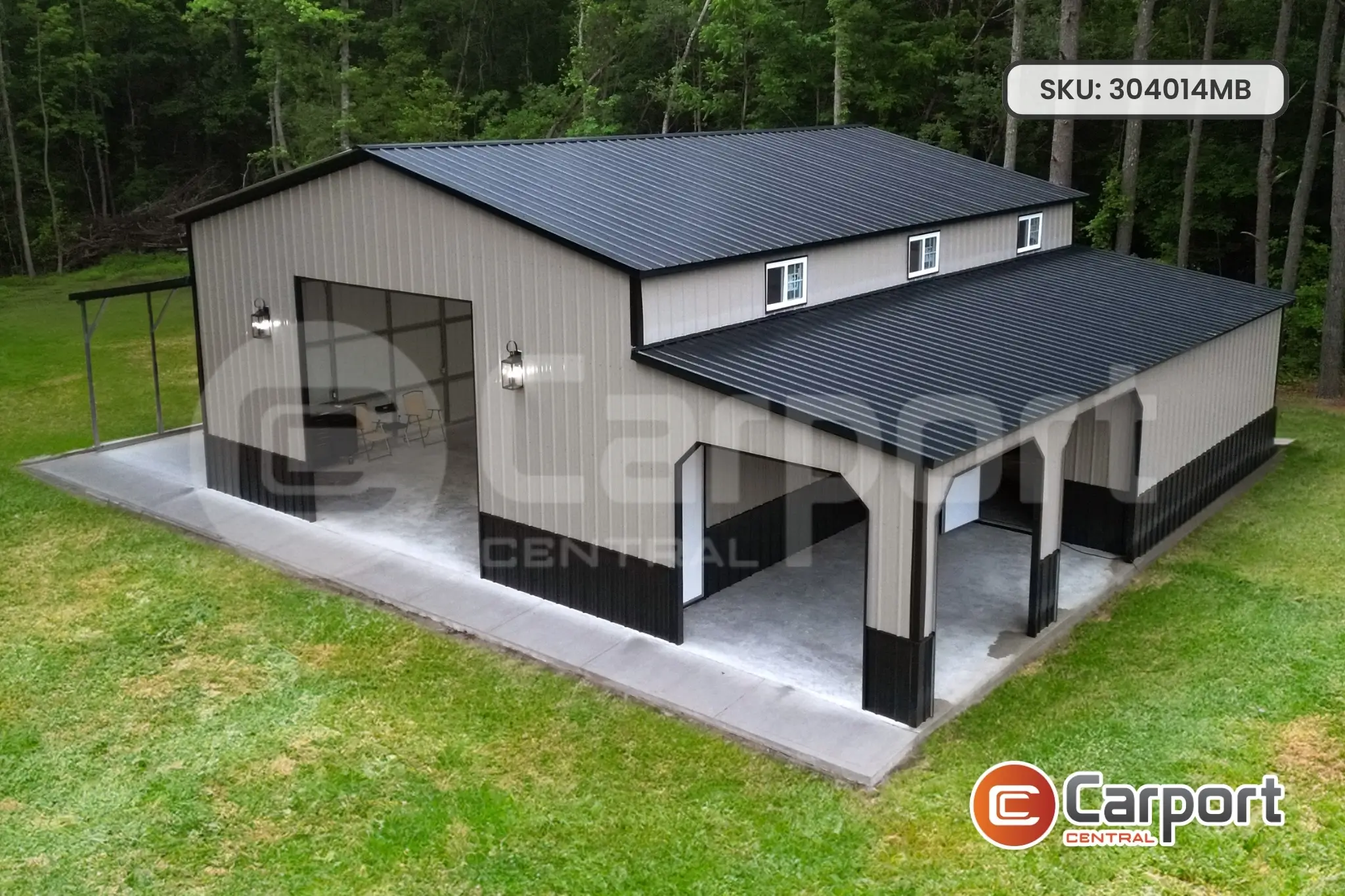30’ x 40’  x 14’ Metal Barn - thumbnail 5