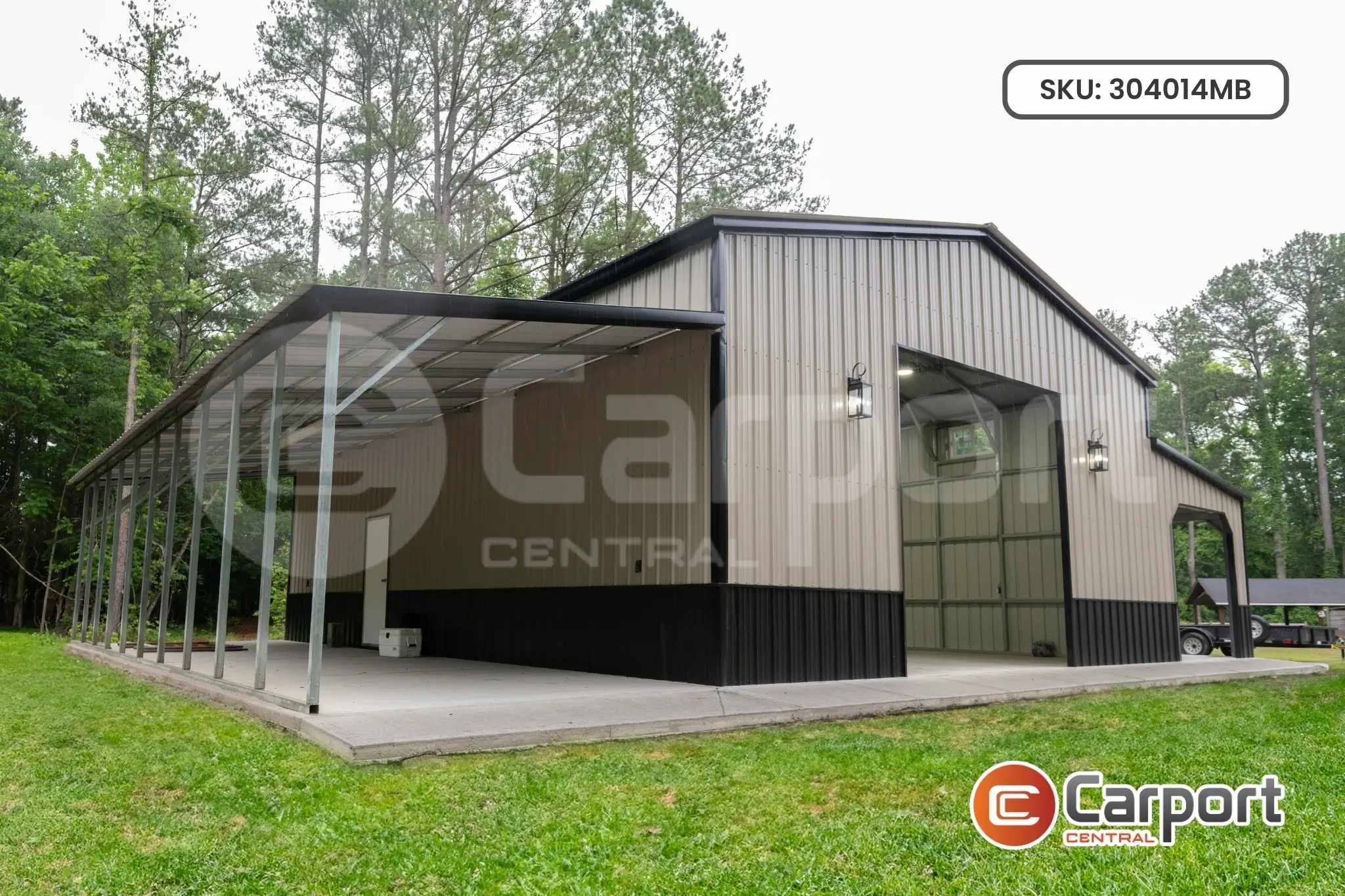 30’ x 40’  x 14’ Metal Barn - thumbnail 6