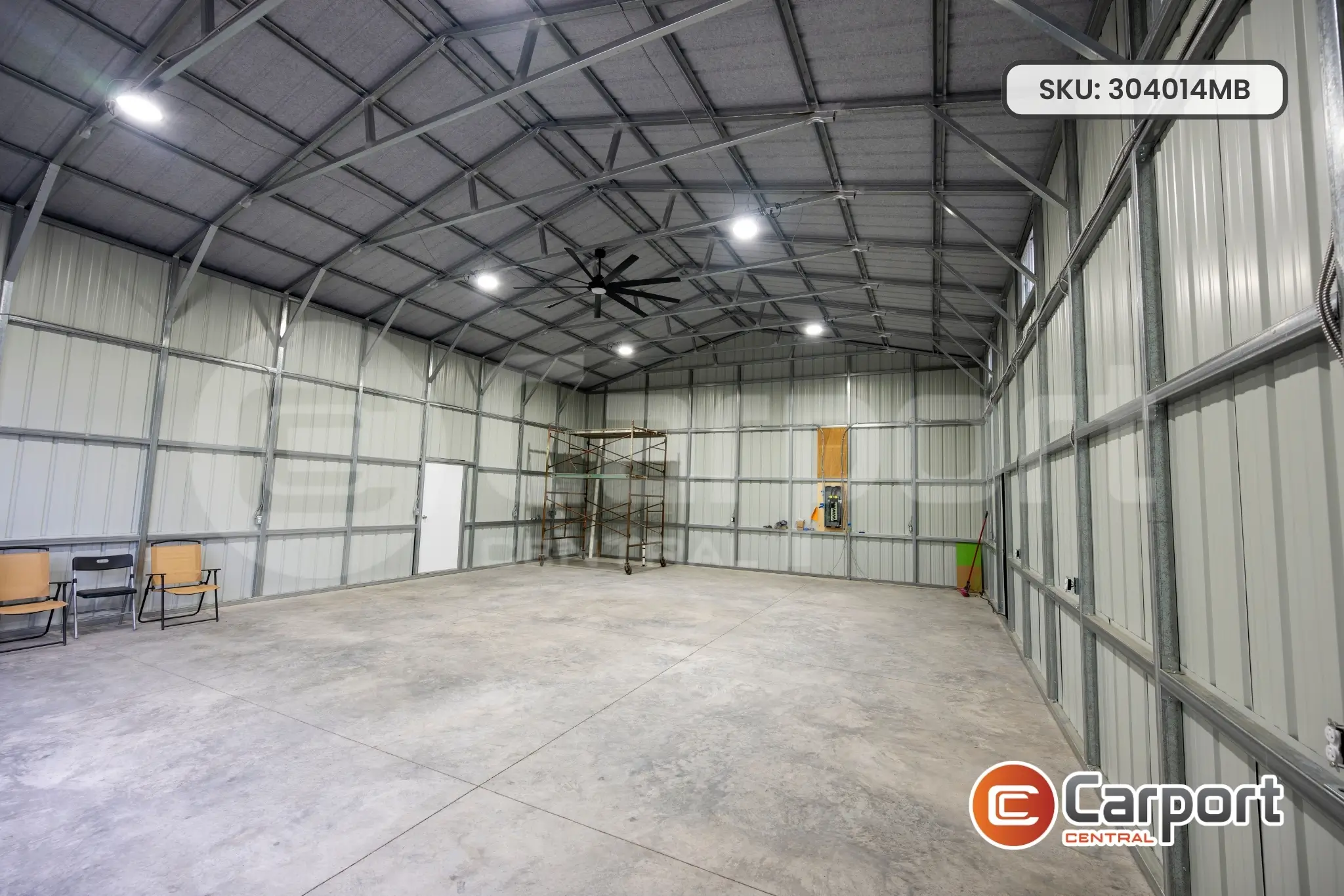 30’ x 40’  x 14’ Metal Barn - thumbnail 7