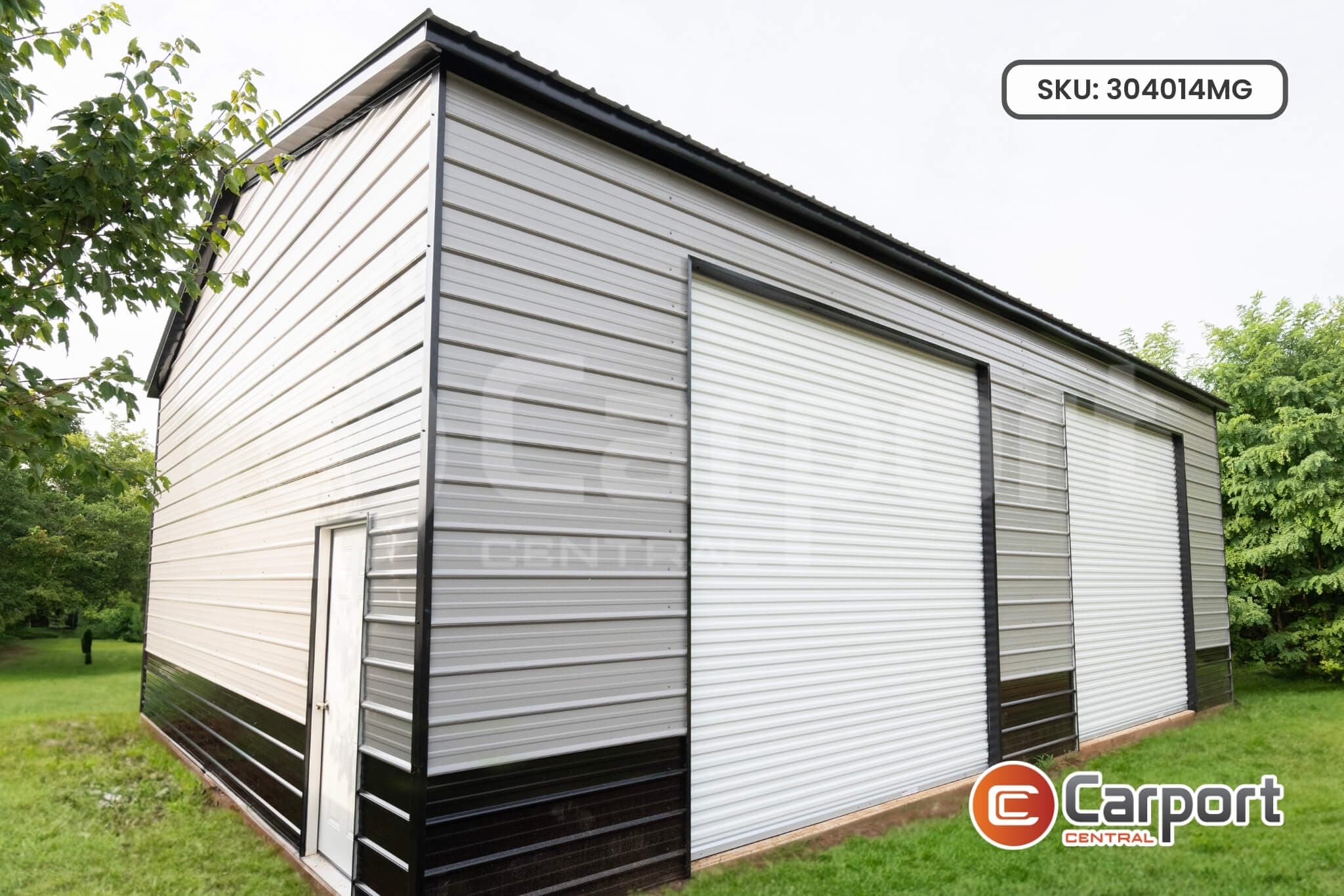 30’ x 40’ x 14’ Metal Garage - thumbnail 4