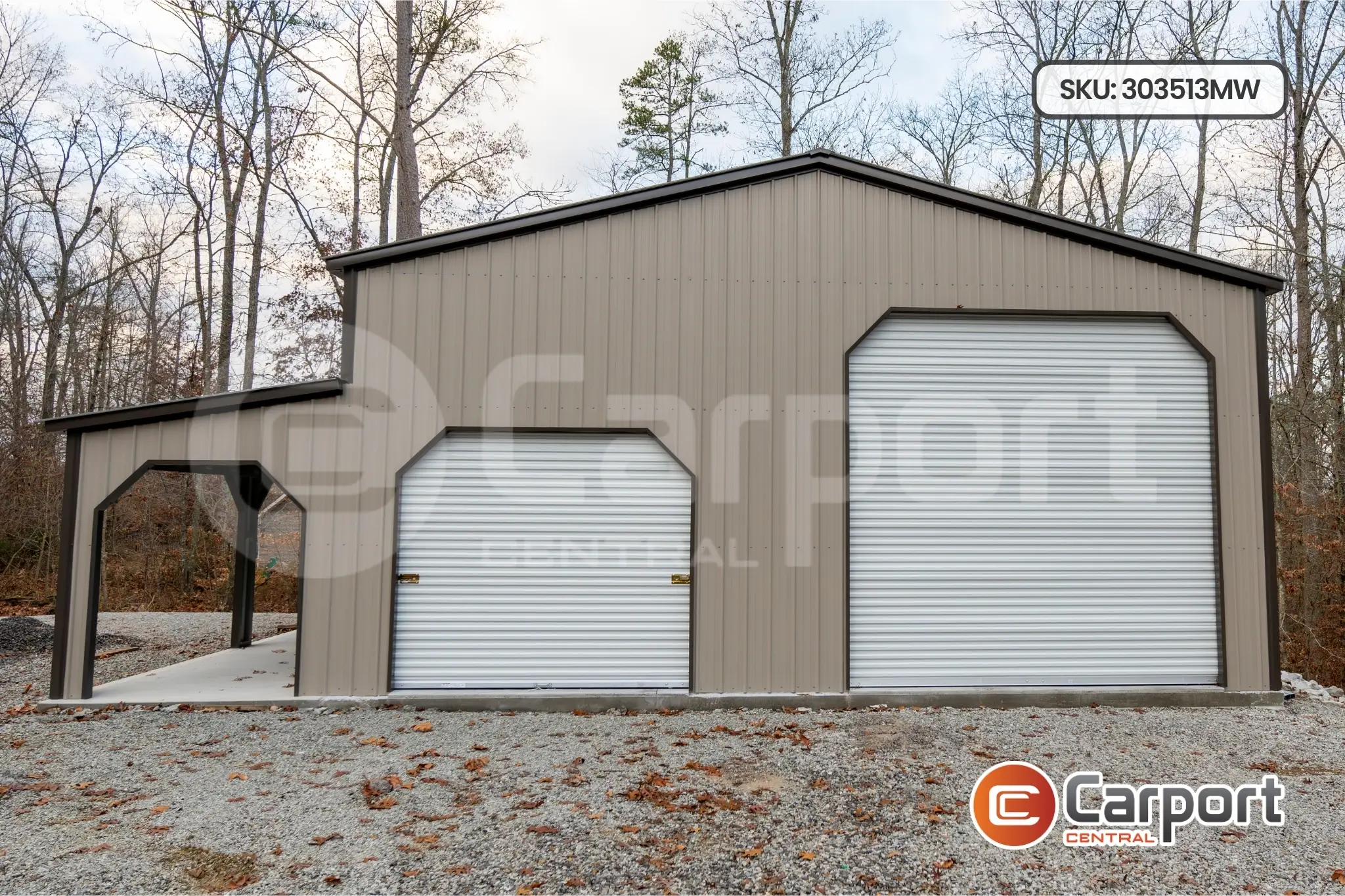 30’ x 35’ x 13’ Metal Workshop - thumbnail 3