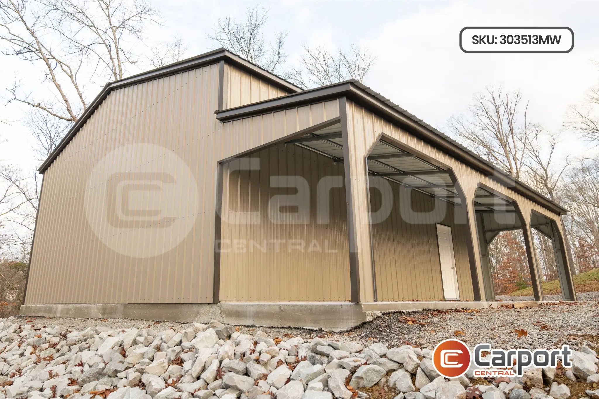 30’ x 35’ x 13’ Metal Workshop - thumbnail 4