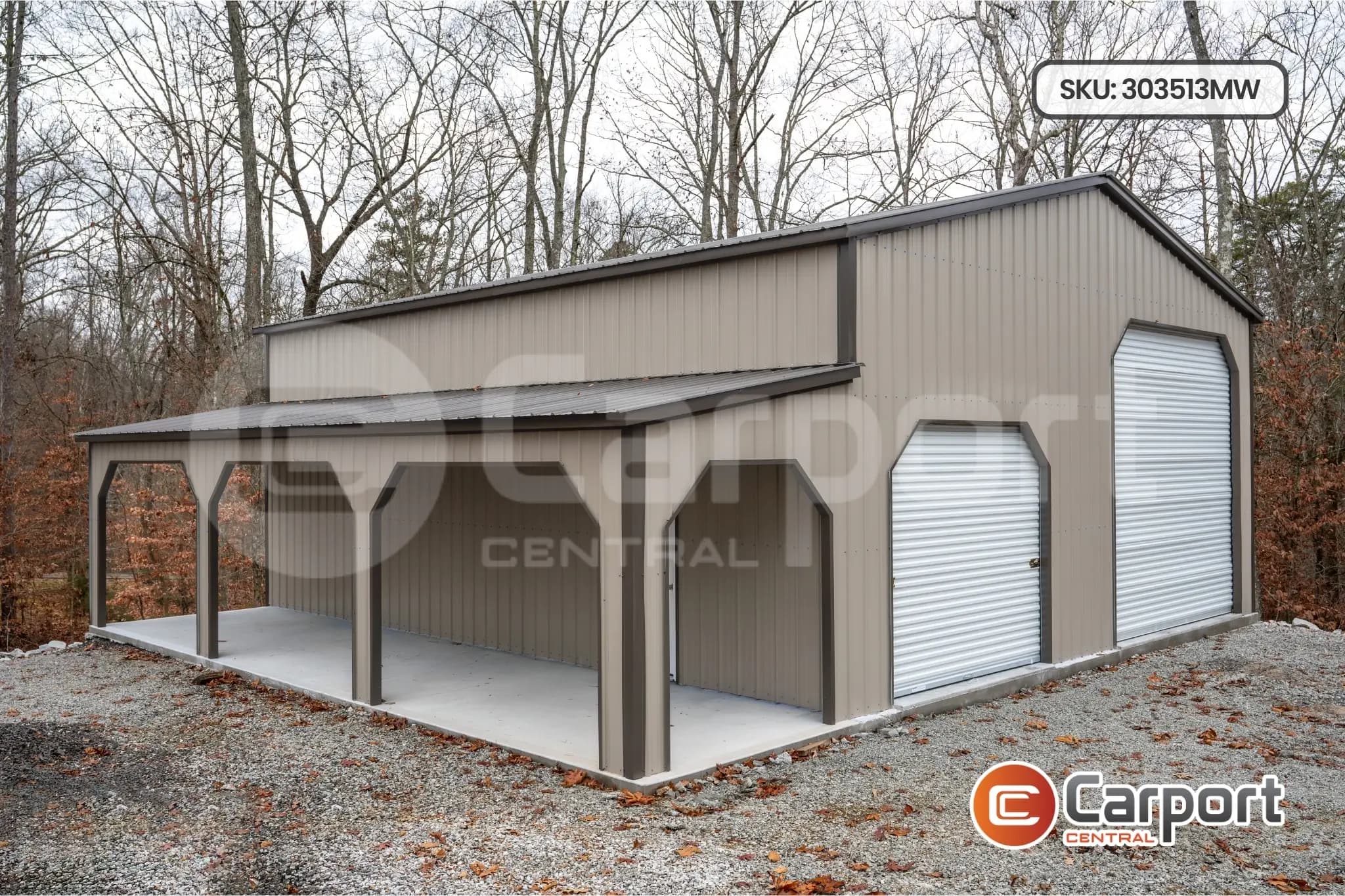 30’ x 35’ x 13’ Metal Workshop