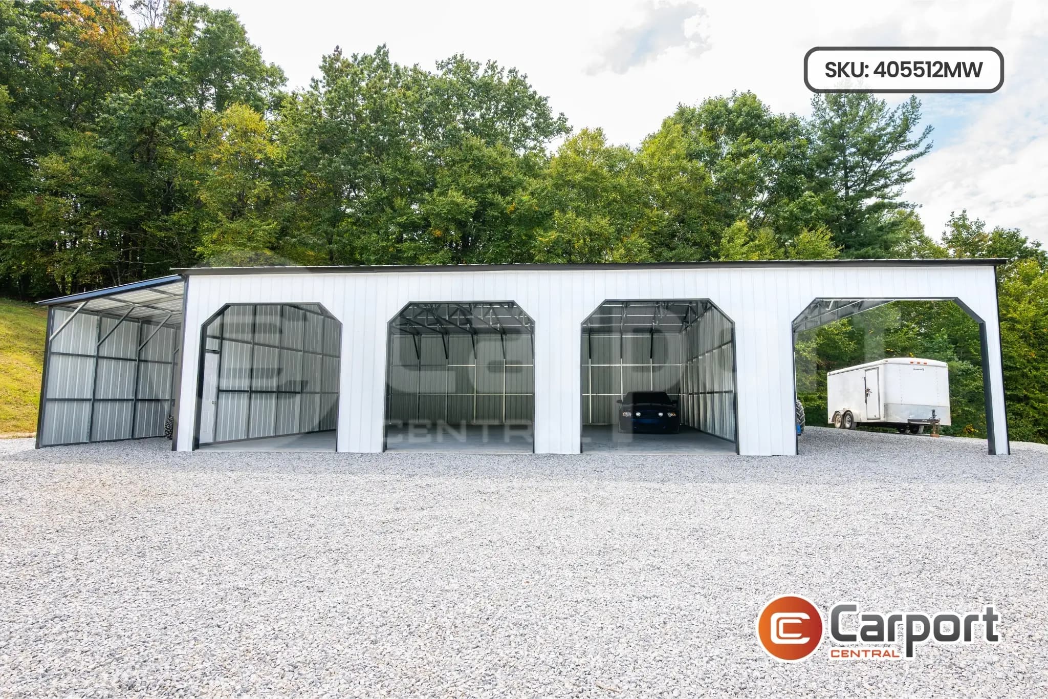 40’ x 55’ x 12’ Metal Workshop - thumbnail 3