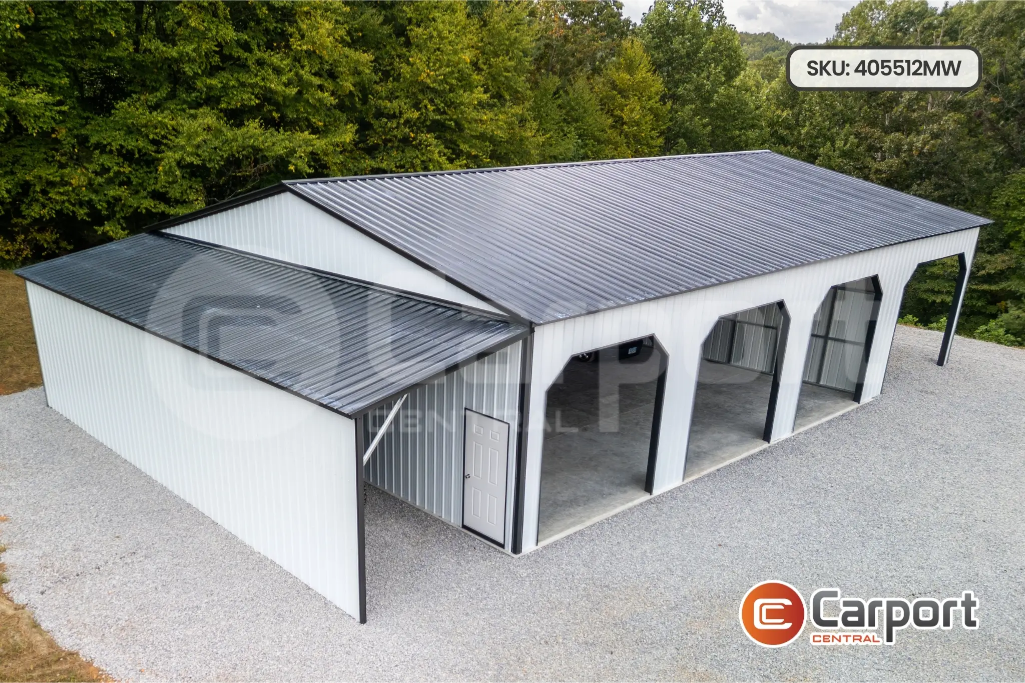40’ x 55’ x 12’ Metal Workshop - thumbnail 4