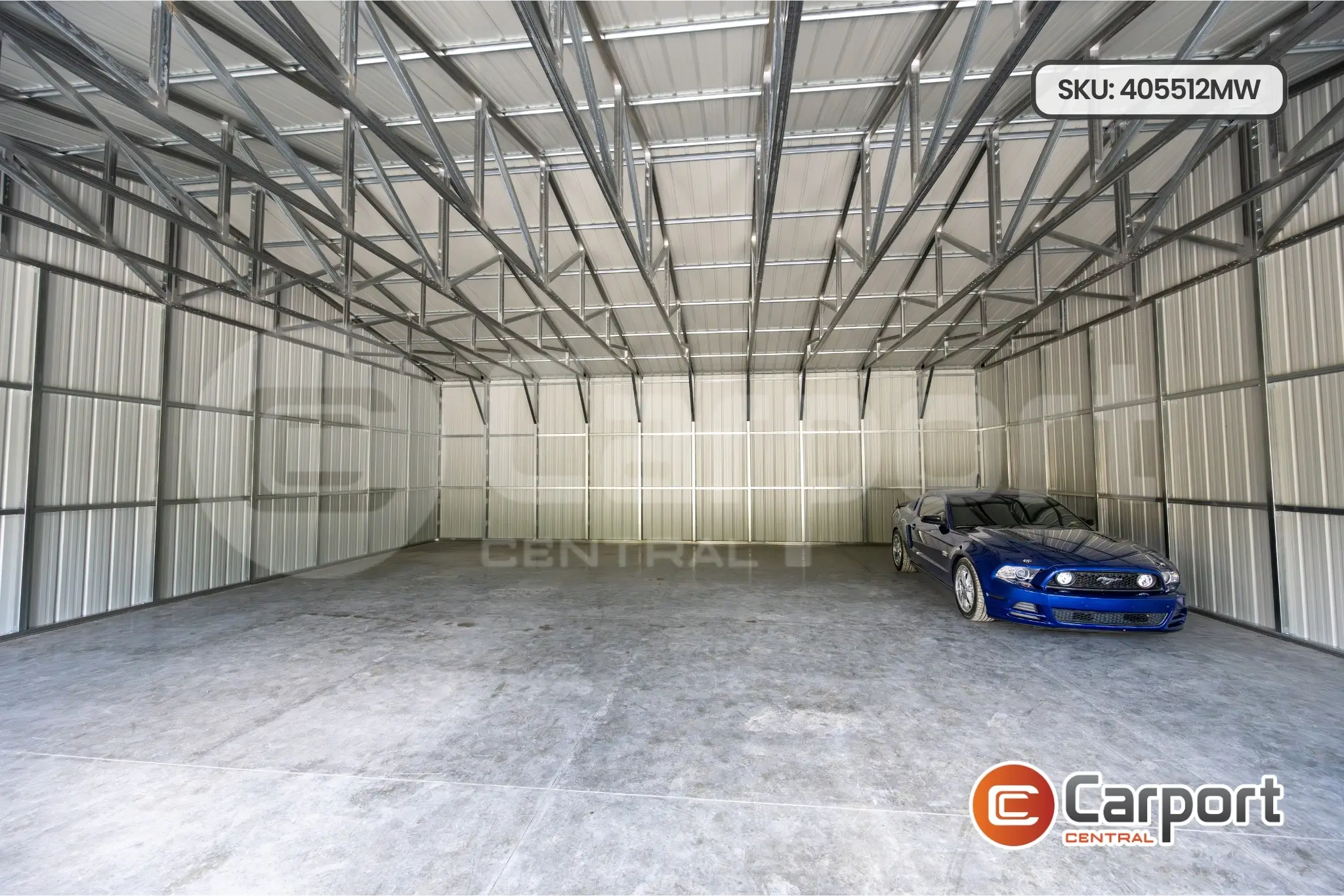 40’ x 55’ x 12’ Metal Workshop - thumbnail 5