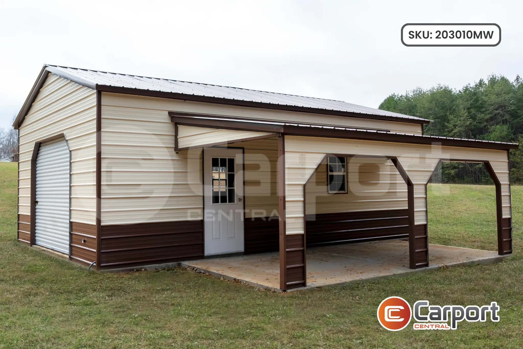 20’ x 30’ x 10’ Metal Workshop
