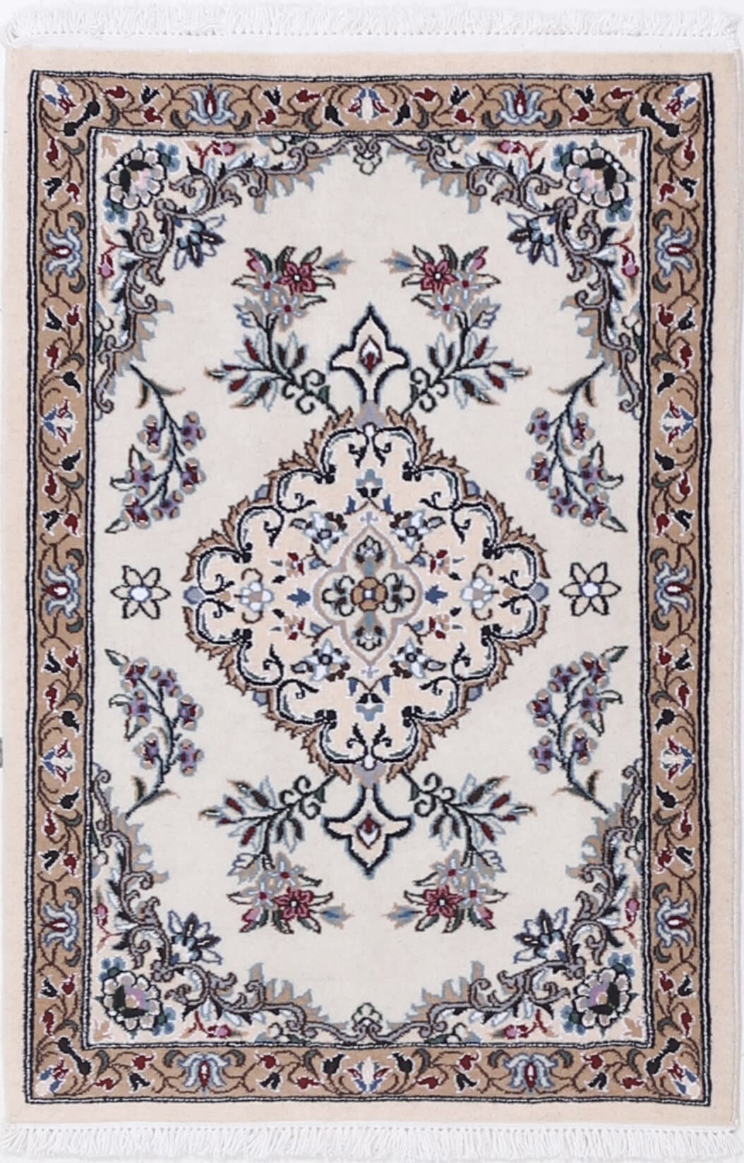 Nain 2′ x 3’1″ Authentic Persian Rug