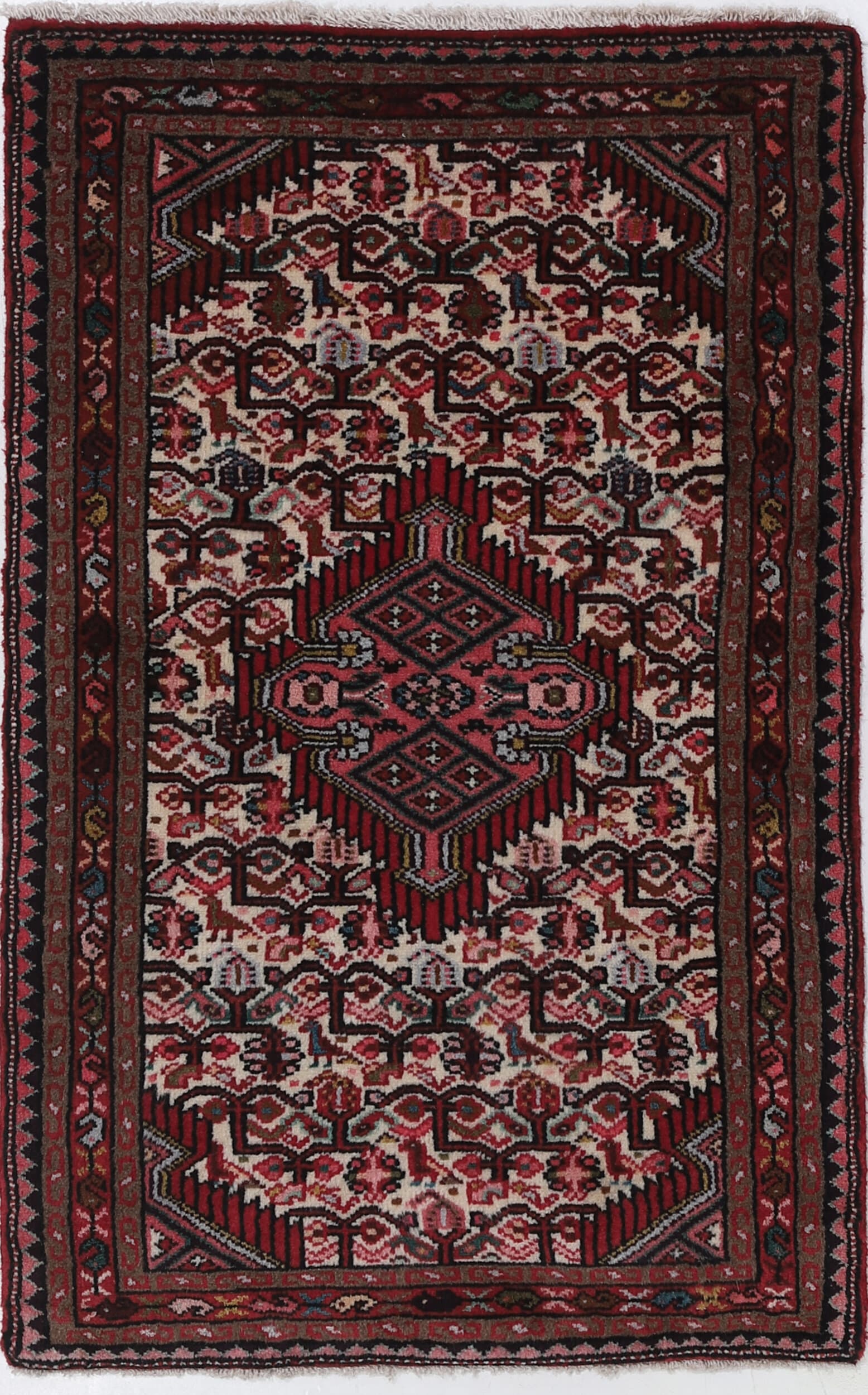 2’1″ x 3’5″ Hamadan Authentic Persian Rug