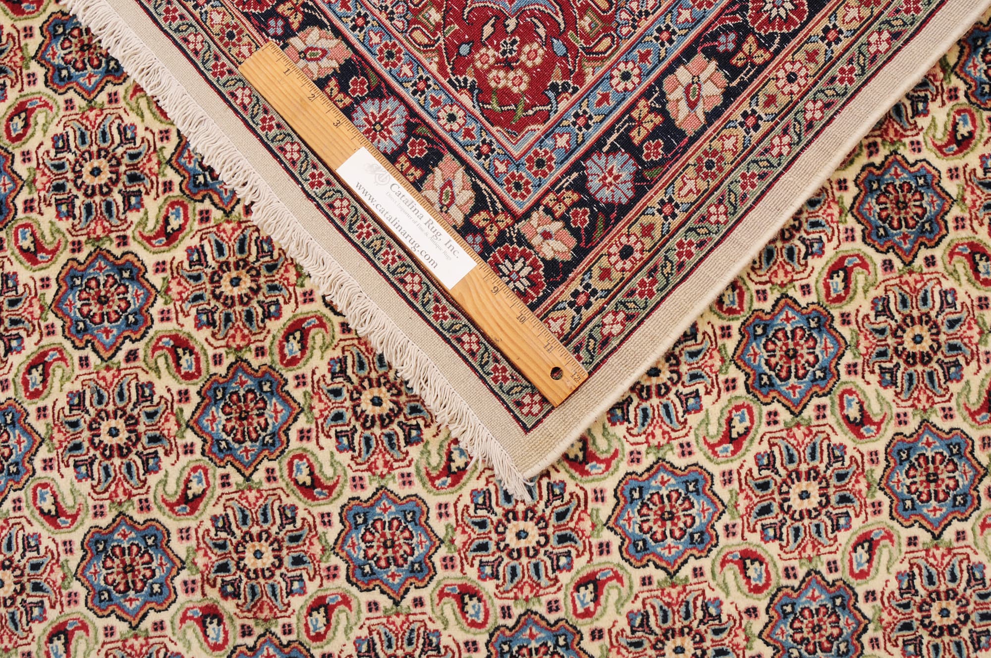 11′ x 15’9″ Hamadan Authentic Persian Rug - thumbnail 5