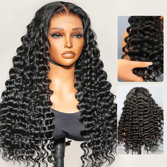 Bouncy Wand Curly Wig 6×5 Pre-cut HD Lace Wear & Go Glueless Wig 100% Human Hair Full Volume - thumbnail 9