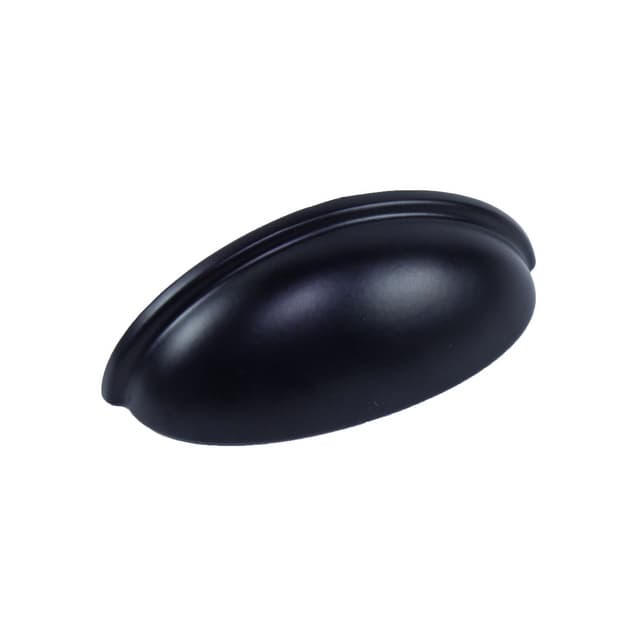 Matte Black 3 Inch Center to Center Cup Bin Pull