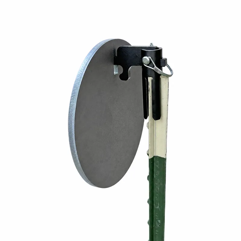 8″ Rifle Plate with T-Post Target Mount - thumbnail 2
