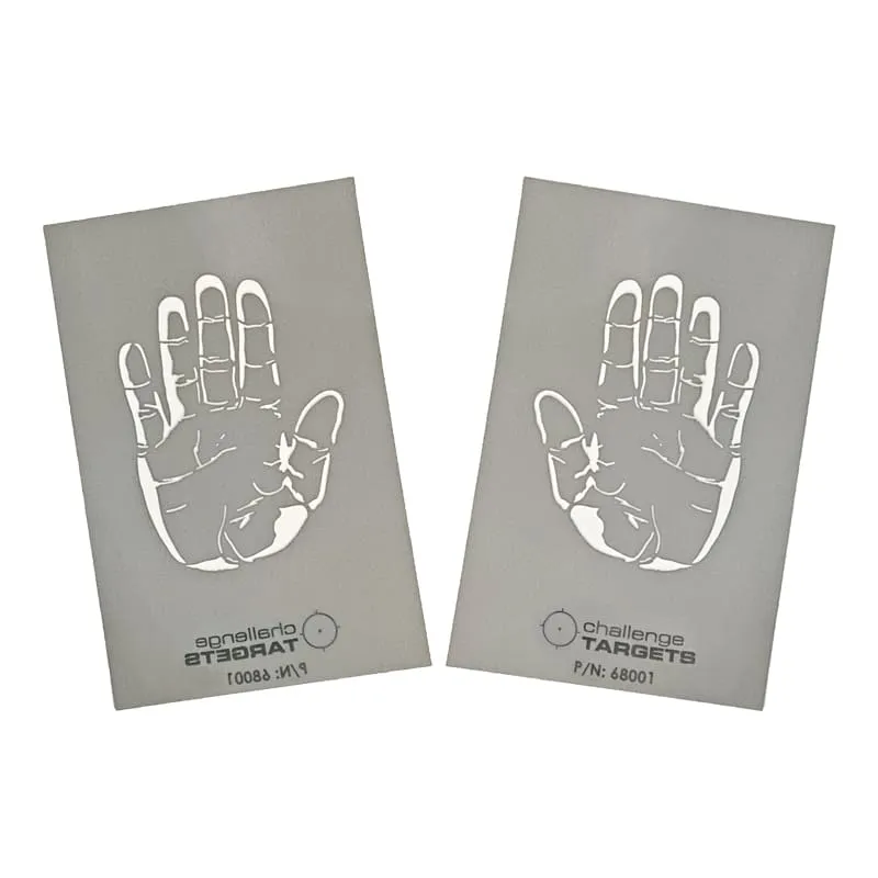Hands Up USPSA/IDPA No-Shoot Target Stencils (2PK) - thumbnail 2