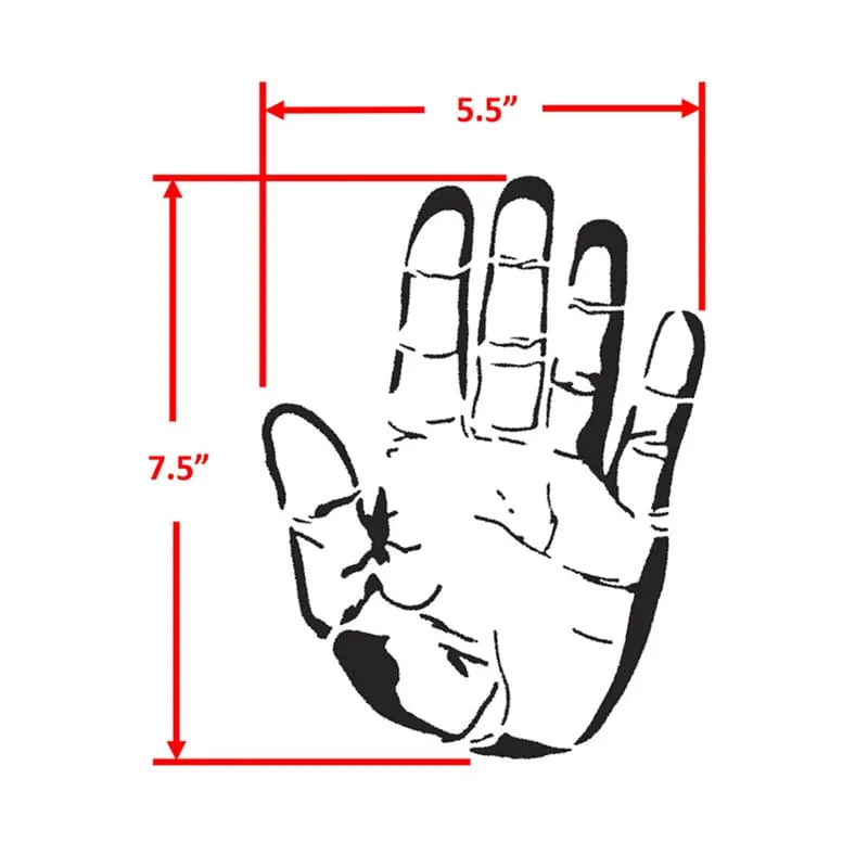 Hands Up USPSA/IDPA No-Shoot Target Stencils (2PK) - thumbnail 4