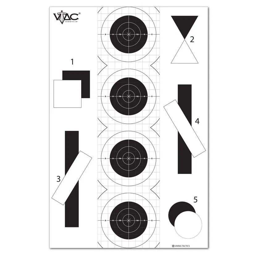 VTAC Paper Target Holiday 50 Pack - thumbnail 3