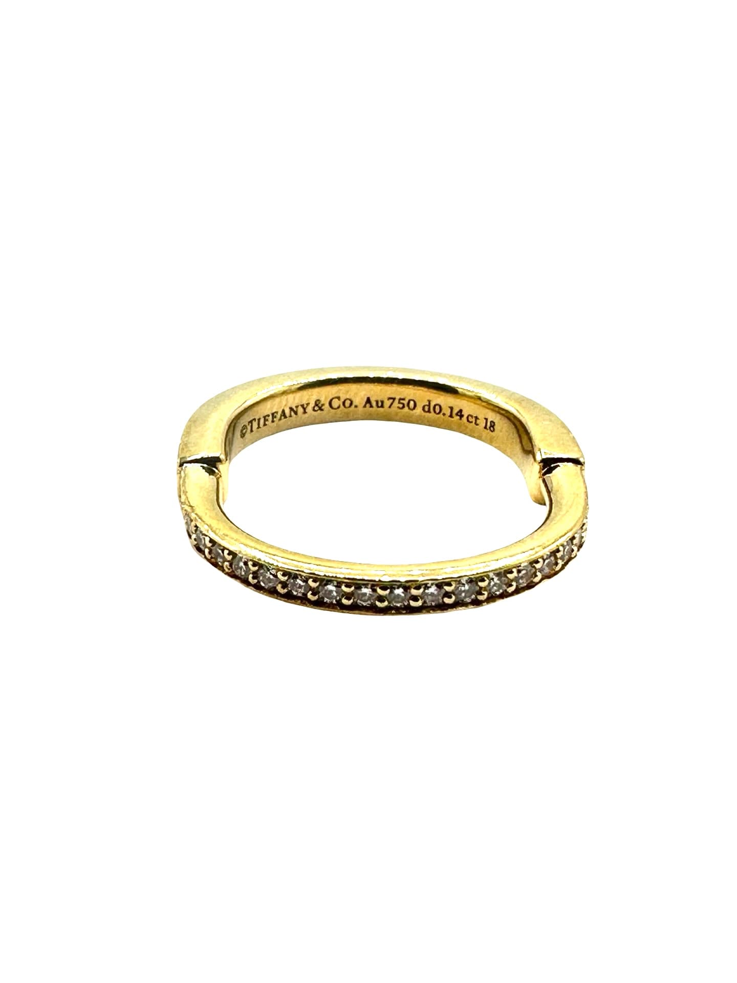 Tiffany & Co. Lock Diamond Band w/ .14cts - thumbnail 5