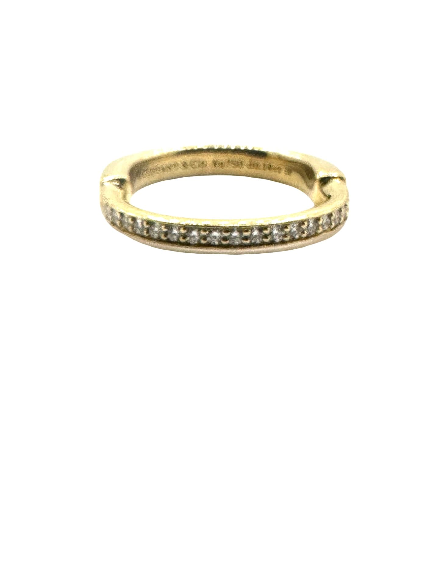 Tiffany & Co. Lock Diamond Band w/ .14cts - thumbnail 3