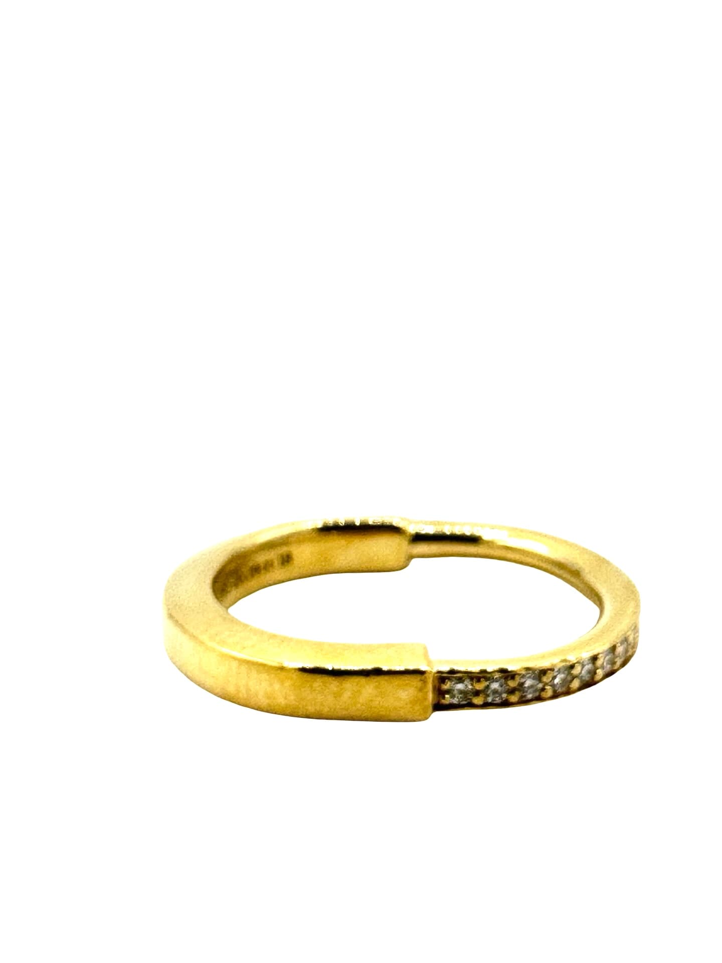 Tiffany & Co. Lock Diamond Band w/ .14cts - thumbnail 6
