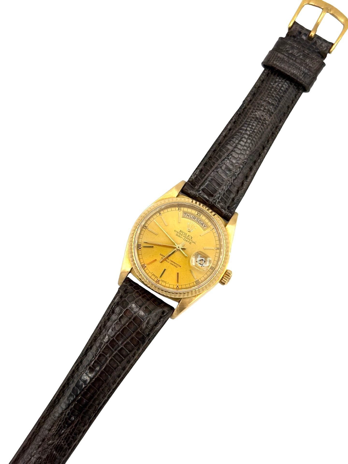 Rolex 18K Yellow Gold Day Date 36mm Watch - thumbnail 4