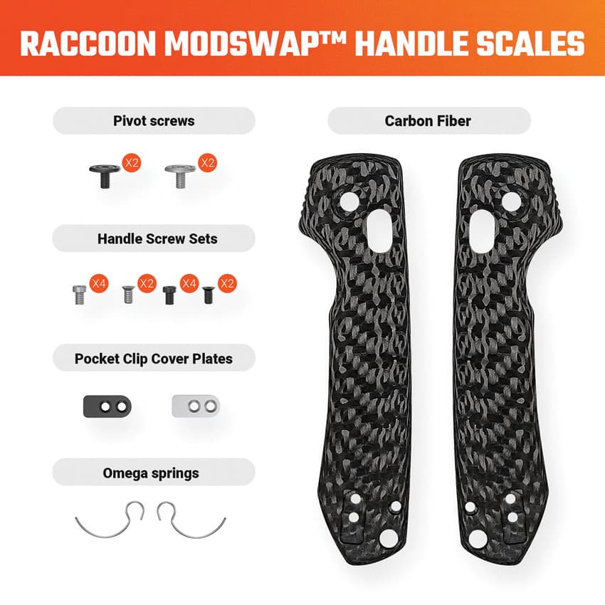 Vosteed Raccoon ModSwap Handle Scales
